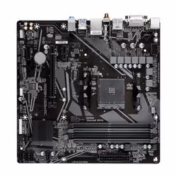 Gigabyte A520M DS3H AC (rev. 1.x) Emplacement AM4 micro ATX