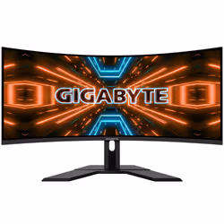 Gigabyte G34WQC A, 86,4 cm (34"), 3440 x 1440 pixels, UltraWide Quad HD, LCD, 1 ms, Noir