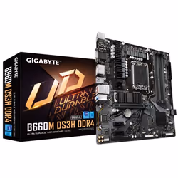 Gigabyte B660M DS3H DDR4, Intel, LGA 1700, Intel® Celeron®, Intel® Core™ i3, Intel® Core™ i5, Intel® Core™ i7, Intel® Core™ i ...