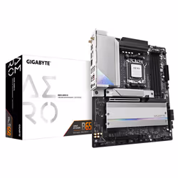 Gigabyte B650 AERO G, AMD, Emplacement AM5, AMD Ryzen™ 5, AMD Ryzen 7 7th Gen, AMD Ryzen 9 7th Gen, Emplacement AM5, 192 Go,  ...