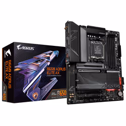 Gigabyte B650 AORUS ELITE AX 1.0, AMD, Emplacement AM5, AMD Ryzen™ 7, DDR5-SDRAM, 128 Go, DIMM