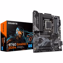 Gigabyte B760 GAMING X DDR4, LGA 1700, Intel® Celeron®, Intel® Pentium® Gold, LGA 1700, 128 Go, DDR4-SDRAM, 128 Go