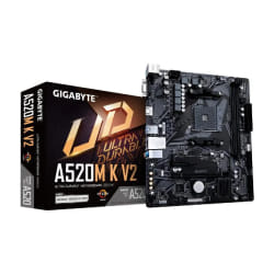 Gigabyte A520M K V2 carte mère AMD A520 Emplacement AM4 micro ATX
