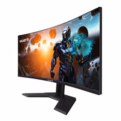 GIGABYTE GS34WQC 34" Moniteur de jeu incurvé WQHD - 3440 x 1440 (WQHD), 300Hz, 1ms, 250 cd/m², FreeSync Premium, prêt pour HDR, HDMI 2.0, DisplayPort 1.4