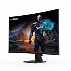 GIGABYTE Moniteur de jeu incurvé GS27FC 27" FHD - 1920 x 1080 (FHD), 180Hz, 1ms, 250 cd/m², FreeSync Premium, prêt pour HDR, HDMI 2.0, DisplayPort 1.4