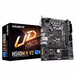 GIGABYTE H510M H V2, Intel, LGA 1200 (Socket H5), Intel® Celeron®, Intel® Core™ i3, Intel® Core™ i5, Intel® Core™ i7, Intel®  ...