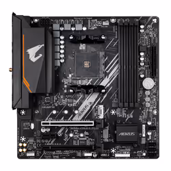 GIGABYTE B550M AORUS ELITE AX Carte mère - Processeurs AMD Ryzen 5000, VRM 5+3 phases, jusqu'à 4733 MHz DDR4, 1xPCIe 4.0 + 1xPCIe 3.0 M.2, Wi-Fi 6E, LAN 1GbE, USB 3.2 Gen 1