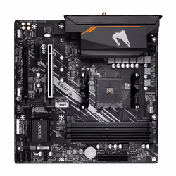 GIGABYTE B550M AORUS ELITE AX Carte mère - Processeurs AMD Ryzen 5000, VRM 5+3 phases, jusqu'à 4733 MHz DDR4, 1xPCIe 4.0 + 1xPCIe 3.0 M.2, Wi-Fi 6E, LAN 1GbE, USB 3.2 Gen 1 - Vue supplémentaire 4