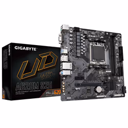 Gigabyte A620M S2H, AMD, Emplacement AM5, AMD Ryzen™ 5, AMD Ryzen 7 7th Gen, AMD Ryzen 9 7th Gen, Emplacement AM5, 96 Go, DDR ...