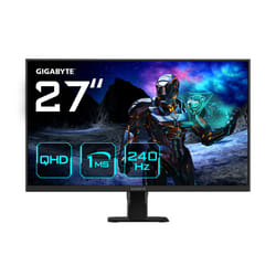 GIGABYTE Moniteur de jeu GS27Q X 27" QHD - 2560 x 1440 (QHD), 240Hz, 1ms, 250 cd/m², FreeSync Premium Pro, prêt pour HDR, HDMI 2.0, DisplayPort 1.4