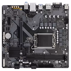 GIGABYTE B760M E Carte mère - Compatible avec les processeurs Intel Core 14ᵉ génération, VRM 6+1+1 phases, jusqu'à 7200 MHz DDR5 (OC), 2xPCIe 4.0 M.2, LAN 1 GbE, USB 3.2 Gen 1 - Vue supplémentaire 4