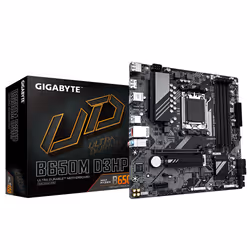 Gigabyte B650M D3HP, AMD, Emplacement AM5, AMD Ryzen™ 5, AMD Ryzen 7 7th Gen, AMD Ryzen 9 7th Gen, Emplacement AM5, 192 Go, D ...
