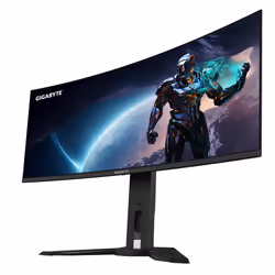 Gigabyte Moniteur de jeu courbé OLED WQHD MO34WQC2 de 34” - 3440x1440(WQHD), 240Hz, 0.03ms, KVM, 250 cd/m², FreeSync Premium Pro, DisplayHDR True Black 400, HDMI 2.1