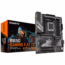 Gigabyte B650 GAMING X AX V2, AMD, Emplacement AM5, AMD Ryzen™ 5, AMD Ryzen 7 7th Gen, AMD Ryzen 9 7th Gen, Emplacement AM5, ...
