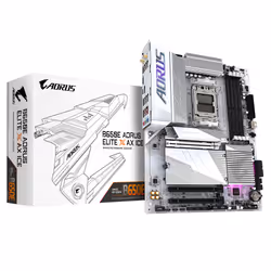 Gigabyte B650E AORUS ELITE X AX ICE, AMD, Emplacement AM5, AMD Ryzen™ 7, Emplacement AM5, 192 Go, DDR5-SDRAM