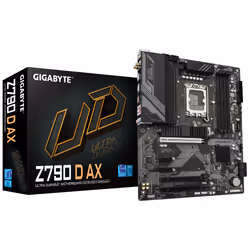 Gigabyte Z790 D AX, Intel, LGA 1700, Intel® Celeron®, Intel® Core™ i3, Intel® Core™ i5, Intel® Core™ i7, Intel® Core™ i9,..., ...