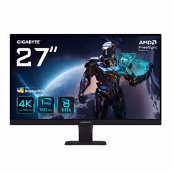 GIGABYTE GS27U 27” Moniteur de jeu UHD - 3840 x 2160 (UHD), 160Hz, 1ms, 350 cd/m², Display HDR400, HDMI 2.1, DisplayPort 1.4, ...