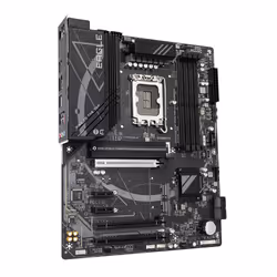 GIGABYTE Z790 EAGLE Carte mère - Compatible avec les processeurs Intel Core de 14e génération, VRM 12+1+1 phases, jusqu'à 7600 MHz DDR5 (OC), 3xPCIe 4.0 M.2, LAN 2,5 GbE, USB 3.2 Gen 2