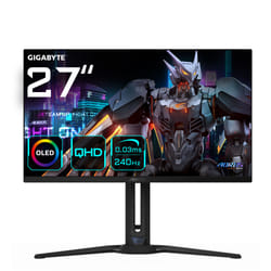 Gigabyte AORUS Écran de jeu FO27Q2 OLED QHD 27” - 2560 x 1440 (QHD), 240 Hz, 0,03 ms, KVM, 250 cd/m2, FreeSync Premium Pro, DisplayHDR True Black 400, HDMI 2.1