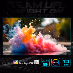 GIGABYTE MO32U 31,5" Moniteur Gaming OLED 4K UHD - 3840 x 2160, 165Hz, 0.03ms, 250 cd/m², Display HDR True Black 400, HDMI 2.1, DisplayPort 1.4 - Vue supplémentaire 7