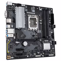 GIGABYTE B760M D3HP DDR4 - Prend en charge les processeurs Intel Core 14ème génération, VRM numérique 4+1+1 phases, jusqu'à 5333MHz DDR4 (OC), 2xPCIe 4.0 M.2, LAN GbE, USB 3.2 Gen1