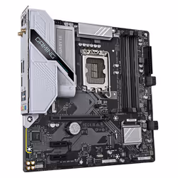 GIGABYTE B760M GAMING PLUS WIFI DDR4 Carte mère - Compatible avec les processeurs Intel Core de 14e génération, VRM 4+1+1 phases, jusqu'à 5333 MHz DDR4 (OC), 2xPCIe 4.0 M.2, Wi-Fi 6, LAN 1 GbE, USB 3.2 Gen 1