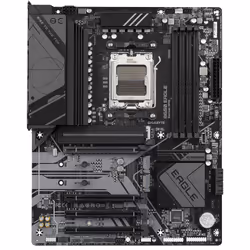GIGABYTE B650 EAGLE - Prend en charge les processeurs AMD Ryzen 9000, VRM numérique 12+2+2 phases, jusqu'à 7600MHz DDR5 (OC), 1xPCIe 5.0 + 2xPCIe 4.0 M.2, LAN GbE, USB 3.2 Gen2 - Vue supplémentaire 2