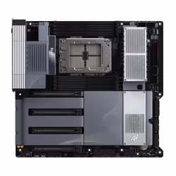 GIGABYTE TRX50 AI TOP - Prend en charge les processeurs AMD Ryzen PRO 7000, VRM numérique 16+8+4 phases, jusqu'à 5200MHz DDR5 (OC), 4xPCIe 5.0 + 4xPCIe 4.0 M.2, Wi-Fi 7, LAN 10GbE, USB 3.2 Gen 2x2