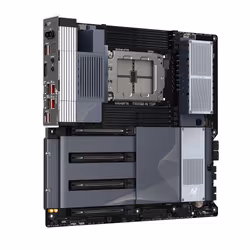 GIGABYTE TRX50 AI TOP - Prend en charge les processeurs AMD Ryzen PRO 7000, VRM numérique 16+8+4 phases, jusqu'à 5200MHz DDR5 (OC), 4xPCIe 5.0 + 4xPCIe 4.0 M.2, Wi-Fi 7, LAN 10GbE, USB 3.2 Gen 2x2