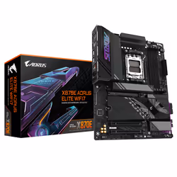 GIGABYTE Carte mère X870E A ELITE WIFI7 - Prend en charge les processeurs AMD Ryzen 9000
