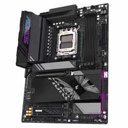 GIGABYTE Carte mère X870E A ELITE WIFI7 - Prend en charge les processeurs AMD Ryzen 9000, VRM numérique 16+2+2 phases, jusqu'à 8000MHz DDR5 (OC), 4xPCIe 5.0 + 4xM.2, Wi-Fi 7, LAN 2.5GbE, USB 3.2 Gen 2x2 - Vue supplémentaire 4