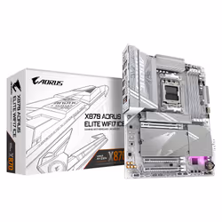 GIGABYTE Carte mère X870 A ELITE WF7 ICE - Prend en charge les processeurs AMD Ryzen 9000