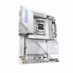 GIGABYTE Carte mère X870E AORUS PRO ICE - Prend en charge les processeurs AMD Ryzen 9000, VRM numérique 16+2+2 phases, jusqu'à 8000MHz DDR5 (OC), 4xM.2 + 4xPCIe 5.0, Wi-Fi 7, LAN 2.5GbE, USB 3.2 Gen 2x2