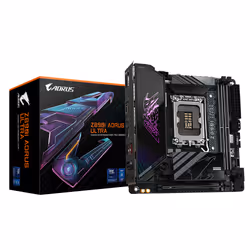 GIGABYTE Carte mère Z890I AORUS ULTRA - Prend en charge les processeurs Intel Core Ultra (Série 2), VRM à 8+1+2 phases, jusqu ...