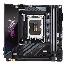 GIGABYTE Carte mère Z890I AORUS ULTRA - Prend en charge les processeurs Intel Core Ultra (Série 2), VRM à 8+1+2 phases, jusqu'à 8800MHz DDR5 (OC), 1xPCIe 5.0 + 1xPCIe 4.0, Wi-Fi 7, LAN 2.5GbE, Thunderbolt 4