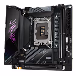 GIGABYTE Carte mère Z890I AORUS ULTRA - Prend en charge les processeurs Intel Core Ultra (Série 2), VRM à 8+1+2 phases, jusqu'à 8800MHz DDR5 (OC), 1xPCIe 5.0 + 1xPCIe 4.0, Wi-Fi 7, LAN 2.5GbE, Thunderbolt 4 - Vue supplémentaire 4