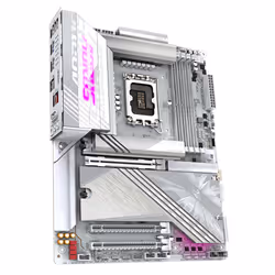 GIGABYTE Carte mère Z890 AORUS ELITE X ICE - Prend en charge les processeurs Intel Core Ultra (Série 2), VRM à 16+1+2 phases, jusqu'à 9500MHz DDR5 (OC), 1xPCIe 5.0 + 4xPCIe 4.0, Wi-Fi 7, LAN 2.5GbE, Thunderbolt 4