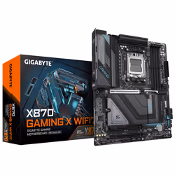 GIGABYTE X870 GAMING X WIFI7 Carte Mère - Prend en charge les processeurs AMD Ryzen 9000, 16+2+2 phases VRM, jusqu'à 8000MHz ...