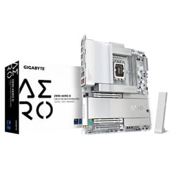 GIGABYTE Z890 AERO D Carte Mère - Prend en charge les processeurs Intel Core Ultra (Série 2), VRM 16+1+2 phases, jusqu'à 9500MHz DDR5 (OC), PCIe 5.0 M.2, Wi-Fi 7, Thunderbolt 5