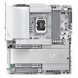 GIGABYTE Z890 AERO D Carte Mère - Prend en charge les processeurs Intel Core Ultra (Série 2), VRM 16+1+2 phases, jusqu'à 9500MHz DDR5 (OC), PCIe 5.0 M.2, Wi-Fi 7, Thunderbolt 5