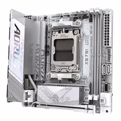 GIGABYTE X870I AORUS PRO ICE Carte mère - Compatible avec les processeurs AMD Ryzen série 9000, VRM 8+2+1 phases, jusqu'à 8400 MHz DDR5 (OC), 1xPCIe 5.0 M.2 + 1xPCIe 4.0 M.2, WI-FI 7, LAN 2,5 GbE, USB 4 - Vue supplémentaire 4