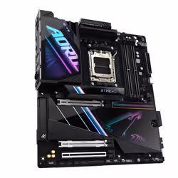 GIGABYTE X870E AORUS XTREME AI TOP Carte mère - Compatible avec les processeurs AMD Ryzen série 9000, VRM 18+2+2 phases, jusqu'à 8800 MHz DDR5 (OC), 1xPCIe 5.0 M.2 + 3xPCIe 4.0 M.2, WI-FI 7, LAN 10 GbE, USB 4