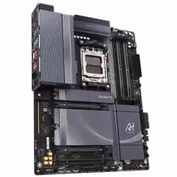 GIGABYTE B850 AI TOP Carte Mère - Processeurs AMD Ryzen Série 9000, 16+2+2 phases VRM numériques, jusqu'à 8600MHz DDR5 (OC), 2xPCIe 5.0 + 1xPCIe 4.0 M.2, LAN 10GbE, WIFI 7, USB 3.2 Gen 2x2