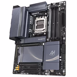 GIGABYTE B850 AI TOP Carte Mère - Processeurs AMD Ryzen Série 9000, 16+2+2 phases VRM numériques, jusqu'à 8600MHz DDR5 (OC), 2xPCIe 5.0 + 1xPCIe 4.0 M.2, LAN 10GbE, WIFI 7, USB 3.2 Gen 2x2 - Vue supplémentaire 4