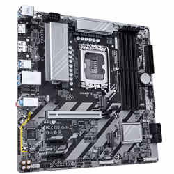 GIGABYTE B860M D3HP Carte mère - Processeurs Intel Core Ultra, VRM 4+1+2+1 phases, jusqu'à 9066MHz DDR5, 2xPCIe 4.0 M.2, LAN GbE, USB 3.2 Gen 1