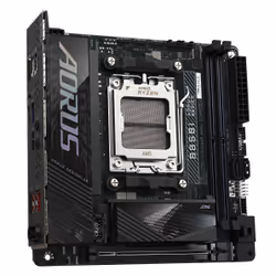 GIGABYTE B850I AORUS PRO Carte Mère - Processeurs AMD Ryzen Série 9000, VRM numérique 8+2+1 phases, jusqu'à 8400MHz DDR5 (OC), 1xPCIe 5.0 + 1xPCIe 4.0 M.2, 2.5LAN, WIFI 7, USB 3.2 Gen 2 - Vue supplémentaire 4