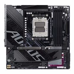 GIGABYTE B840M AORUS ELITE WIFI6E Carte Mère – Processeurs AMD Ryzen 9000, 10+2+2 phases VRM, jusqu’à 8200 MHz DDR5 (O.C.), 2 x M.2 PCIe 4.0, Wi-Fi 6E, LAN 2.5 GbE, USB 3.2 Gen 2