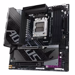 GIGABYTE B840M AORUS ELITE WIFI6E Carte Mère – Processeurs AMD Ryzen 9000, 10+2+2 phases VRM, jusqu'à 8200 MHz DDR5 (O.C.), 2 x M.2 PCIe 4.0, Wi-Fi 6E, LAN 2.5 GbE, USB 3.2 Gen 2 - Vue supplémentaire 4