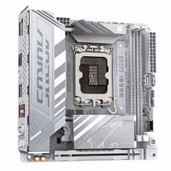 GIGABYTE B860I AORUS PRO ICE Carte mère - Processeurs Intel Core Ultra, VRM 8+1+2+1 phases, jusqu'à 9200MHz DDR5, 1xPCIe 5.0 + 1xPCIe 4.0 M.2, LAN 2,5 GbE, WIFI 7, Thunderbolt 4