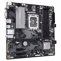 GIGABYTE B760M D3HP WIFI6 Carte mère - Compatible avec les processeurs Intel Core 14e génération, VRM numérique 4+1+1 phases, jusqu'à 5600 MHz DDR5, 2x M.2 PCIe 4.0, Wi-Fi 6, LAN GbE, USB 3.2 Gen 1